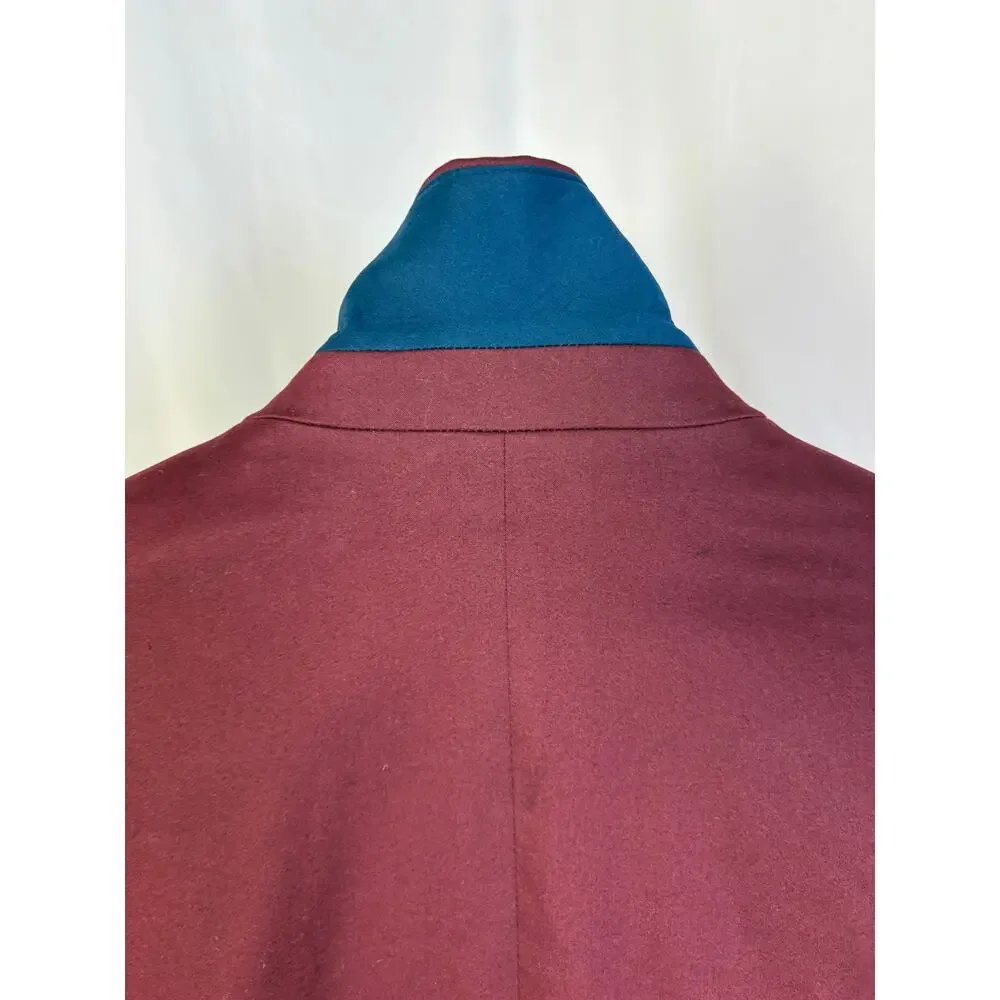 Express Slim Men's Burgundy Sport Coat Blazer 36R Two Button Jacket